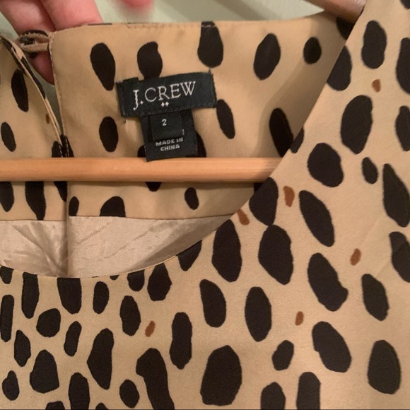 J Crew Factory Leopard Print Shift Dress - Picture 5 of 12